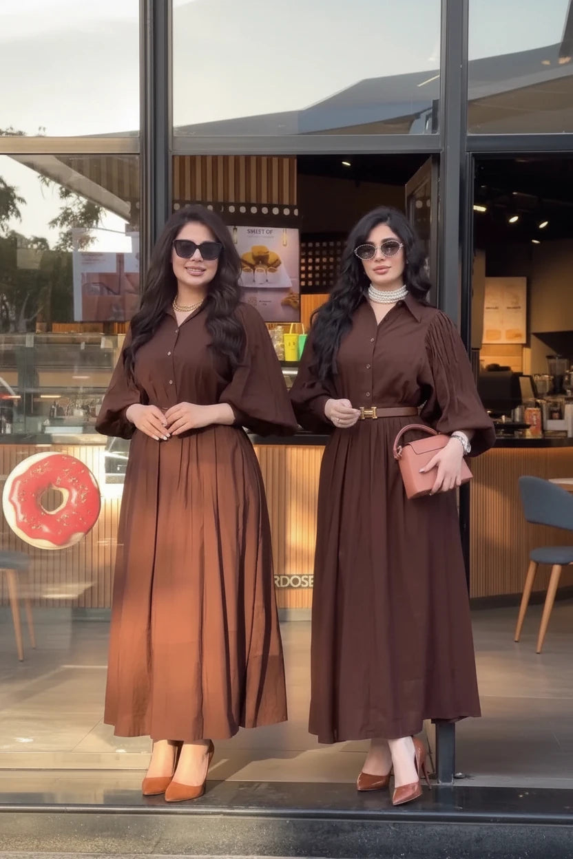Robe Longue Elégante - فستان صيفي فخم وبقصة راقية